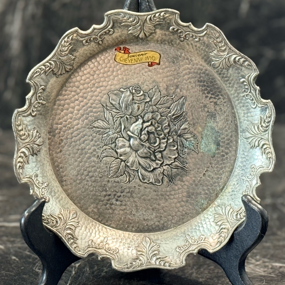 Souvenir Trinket Dish Cheyenne, Wyo.